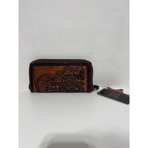 AD American Darling Wallet Hand Tooled Genuine Leather Women Bag Western